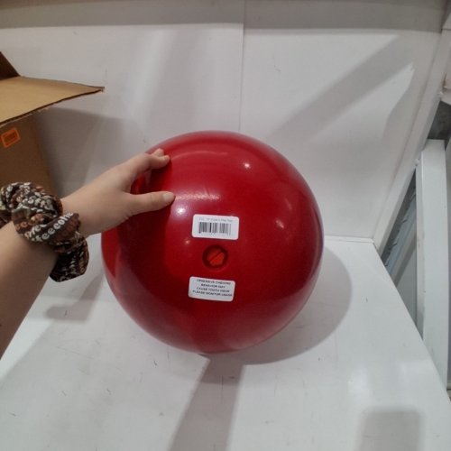 JOLLYPETS JOLLYBALL PUSH-N-PLAY TOY BALL FOR DOGS/PETS - 14" - RED (MODEL: 314BL) image 2