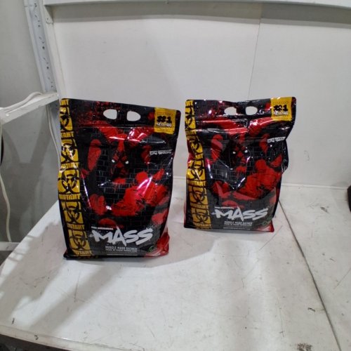 2PK MUTANT THE ORIGINAL MASS MUSCLE MASS GAINER - 15 LBS - STRAWBERRY AND BANANAS image 4
