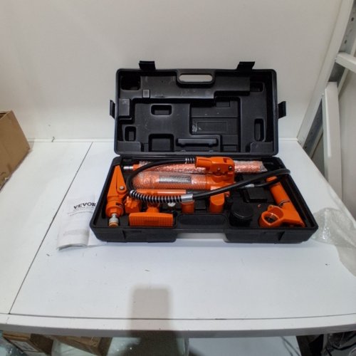 PORTABLE POWER JACK WITH PUMP - 4 TON CAP - ORANGE (MODEL: ZX0201 4T) image 2