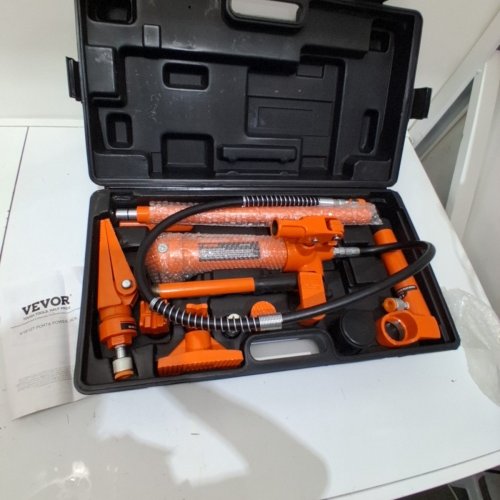 PORTABLE POWER JACK WITH PUMP - 4 TON CAP - ORANGE (MODEL: ZX0201 4T) image 3