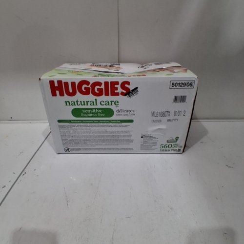 9PK HUGGIES NATURAL CARE SENSITIVE UNSCENTED REFILLABLE BABY WIPES (504 WIPES TOTAL) - WINNIE THE POOH image 3