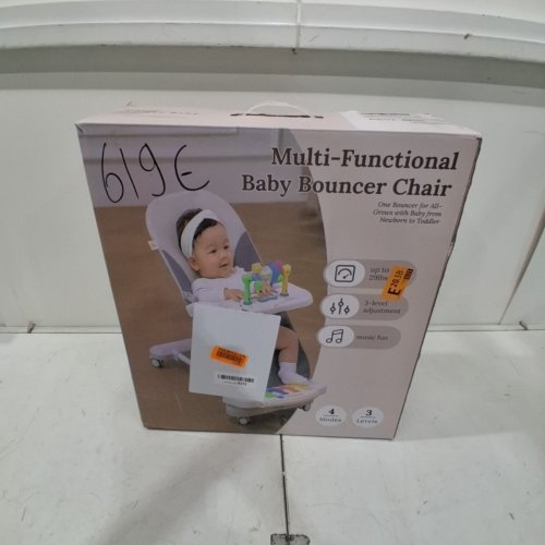 CUDDOBABY BABY BOUNCER WITH DETACHABLE WHEELS - 0-24M - BLUE (MODEL: BB01-BLUE) image 6