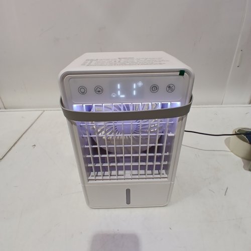 AIHOTIM PORTABLE AIR CONDITIONERS AIR COOLER WITH 5WIND SPEED & 2 COOL MIST - 1500ML WATER TANK - WHITE (MODEL: F28) image 2