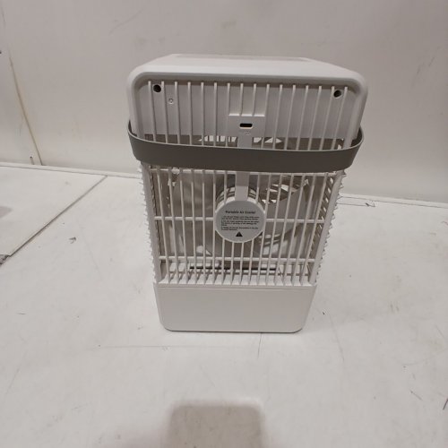 AIHOTIM PORTABLE AIR CONDITIONERS AIR COOLER WITH 5WIND SPEED & 2 COOL MIST - 1500ML WATER TANK - WHITE (MODEL: F28) image 4