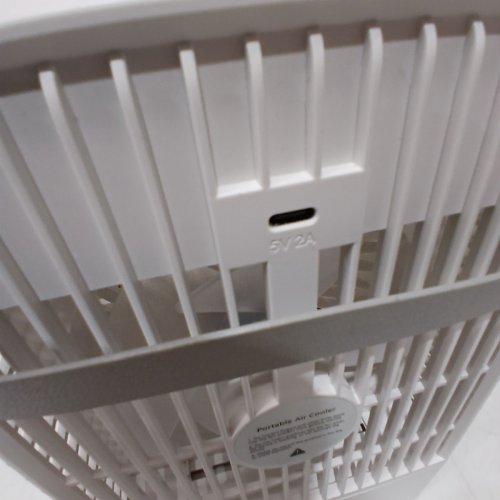 AIHOTIM PORTABLE AIR CONDITIONERS AIR COOLER WITH 5WIND SPEED & 2 COOL MIST - 1500ML WATER TANK - WHITE (MODEL: F28) image 5