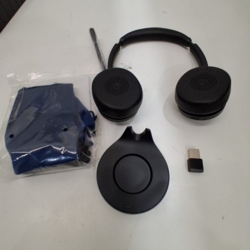ROWNFUSNY WIRELESS BLUETOOTH HEADSET - BLACK (MODEL:R02-W) image 3