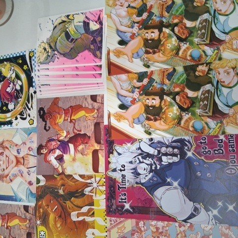 20+ ASSORTED COMIC ART PRINT POP CULTURE POSTERS - ASSORTED COLOR AND SIZES image 2