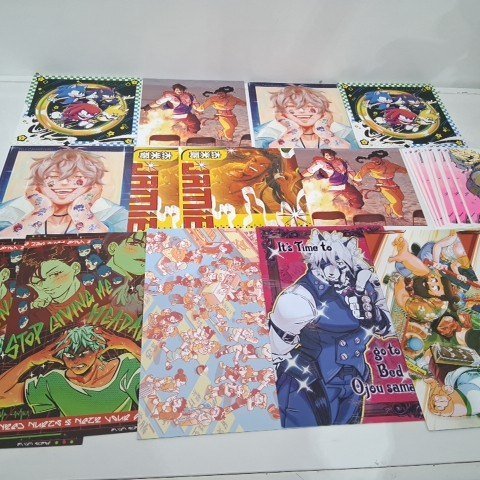 20+ ASSORTED COMIC ART PRINT POP CULTURE POSTERS - ASSORTED COLOR AND SIZES image 3