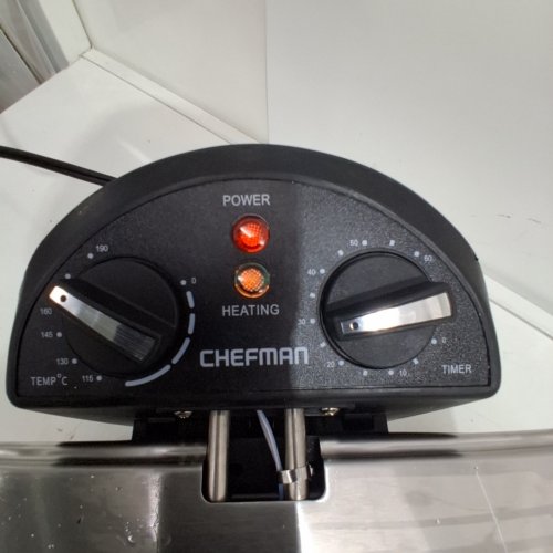 CHEFMAN JUMBO SIZE DEEP FRYER WITH TEMPERATURE CONTROL - 4.3L - STAINLESS STEEL/SILVER (MODEL: RJ07-45-SS-CA) image 4
