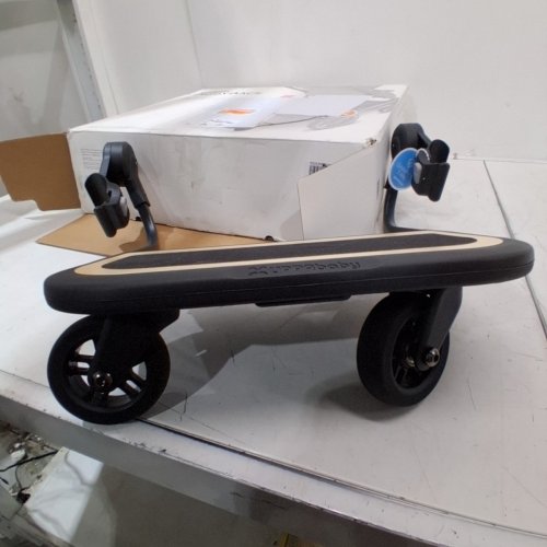 UPPABABY FOR CRUZ PIGGYBACK RIDE-ALONG BOARD - 55LBS CAPACITY - BLACK/NATURAL (MODEL: ‎0270) image 3