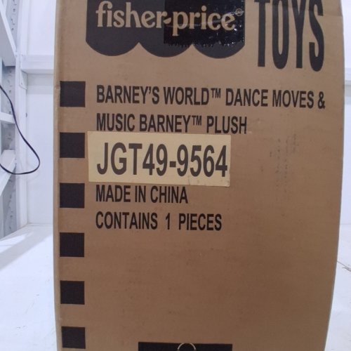 FISHER-PRICE DANCE MOVES & MUSIC BARNEY PLUSH (ITEM: JGT49-9564) image 2