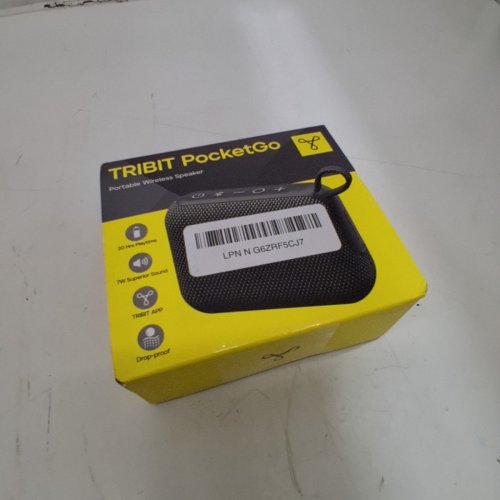 TRIBIT POCKETGO PORTABLE BLUETOOTH SPEAKER WITH 20H PLAYTIME - IP68 WATERPROOF - BLACK (MODEL:BTS68) image 4