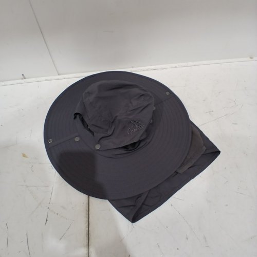 WIDEBRIM SUNPROTECTION HAT WITH MESH FACE COVERING - LARGE/XL - GREY image 2