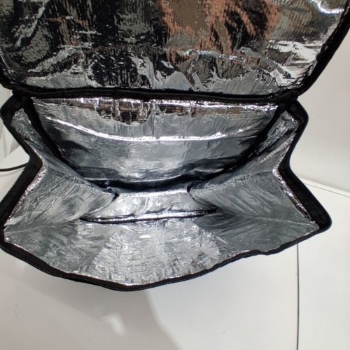 INSULATED COOLER BACKPACK BAG - BLACK image 3