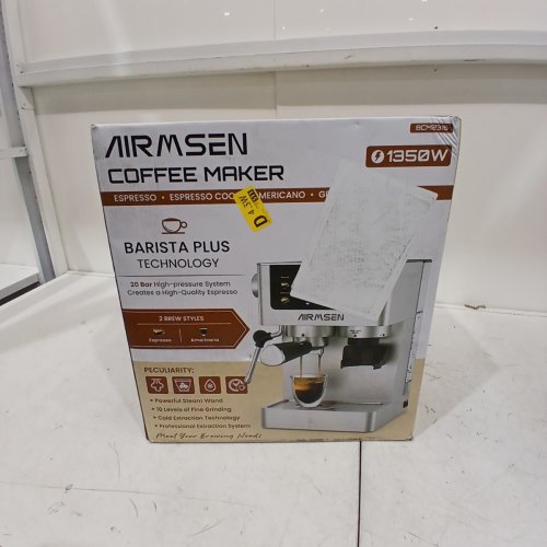 8-IN-1 AIRMSEN ESPRESSO MACHINES WITH CONICAL BURR GRINDER - 20 BAR - STAINLESS STEEL (MODEL: BCM2316) image 4