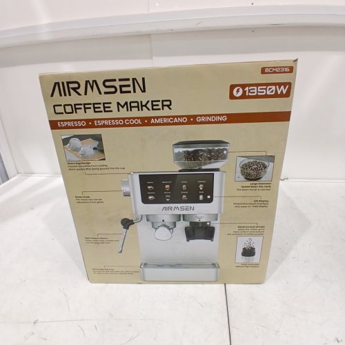 8-IN-1 AIRMSEN ESPRESSO MACHINES WITH CONICAL BURR GRINDER - 20 BAR - STAINLESS STEEL (MODEL: BCM2316) image 5