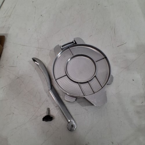 CAKE/TORTILLA PRESS - 6.5" - SILVER image 2