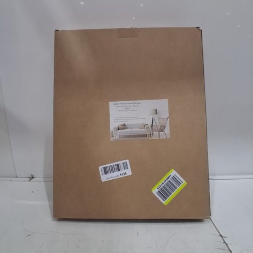 2PK - ANTIQUE PICTURE FRAME - PLEXI GLASS PROTECTION - MAT FOR 9 X 12" PHOTOS - 12" X 16" - GOLD image 3