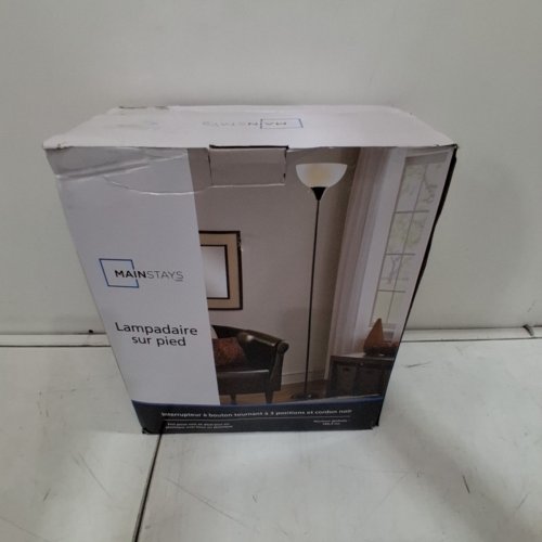 MAINSTAYS FLOOR LAMP - 71" - BLACK - (MODEL:JK1559BK) image 4