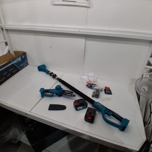 SEESII 2-IN-1 POLE SAW AND MINI CHAINSAW - 6" SAW 16FT POLE - BLUE - (MODEL: PS610) image 3