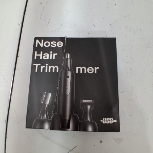 RECHARGEABLE EAR & NOSE HAIR TRIMMER - BLACK image 5