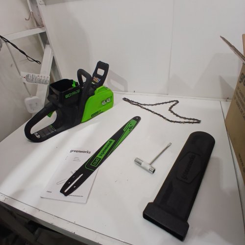 GREENWORKS PRO 80V CORDLESS CHAINSAW - 16" *TOOL ONLY* (MODEL: CS80L01) image 2