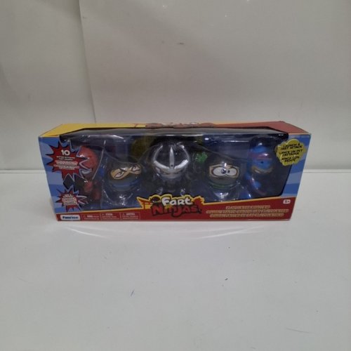 5PK FART NINJAS FLATULENCE FIGHTERS WITH 10 MOTION ACTIVATED FART SOUNDS - MULTICOLOUR (MODEL: 1851478) image 2