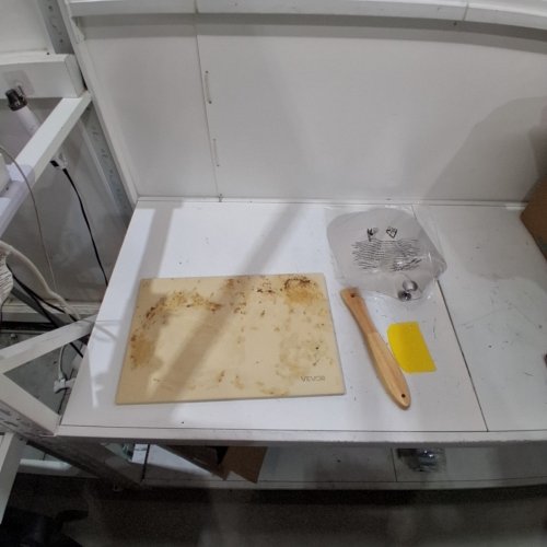 RECTANGULAR CORDIERITE PIZZA STONE WITH SPTATULA - 20" X 14" - BEIGE (MODEL: VV34350815P) image 3