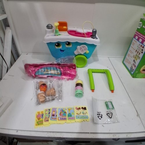 LEAPFROG *FRENCH VERSION* SEVEN GAME MODES INTERACTIVE ICE CREAM CART - MULTICOLOR image 2