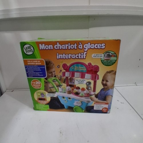 LEAPFROG *FRENCH VERSION* SEVEN GAME MODES INTERACTIVE ICE CREAM CART - MULTICOLOR image 3