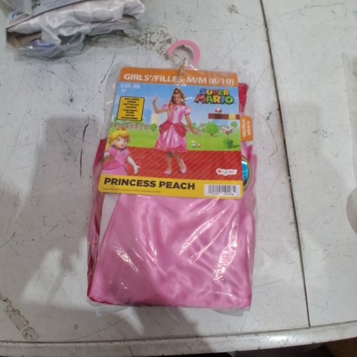 2PC GIRLS DISGUISE SUPER MARIO PRINCESS PEACH COSTUME - MEDIUM (8-10) - PINK (STYLE: 10690K) image 3