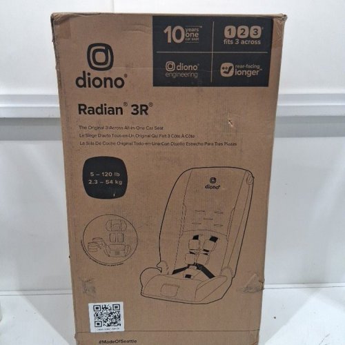 DIONO RADIAN 3R SAFEPLUS ALL-IN-ONE CONVERTIBLE REAR AND FORWARD FACING SLIM FIT CAR SEAT - BLUE SURGE (MODEL: 50632-NA-01) image 7