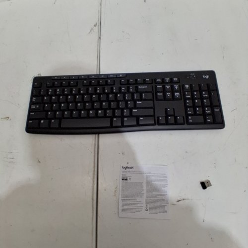 LOGITECH WIRELESS FULL SIZE KEYBOARD - 2.4 GHZ - BLACK (MODEL: K270) image 3