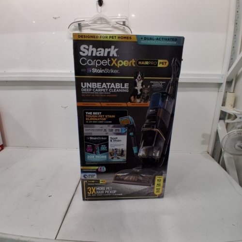 SHARK CARPETXPERT CARPET & UPHOLSTERY CLEANER WITH STAINSTRIKER ATTACHMENT - GREY/NAVY BLUE (MODEL: EX301C) image 7
