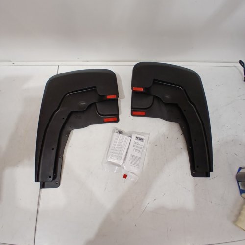 4PK HUSKY LINERS REAR MUD GUARDS - BLACK (MODEL:59606) image 2