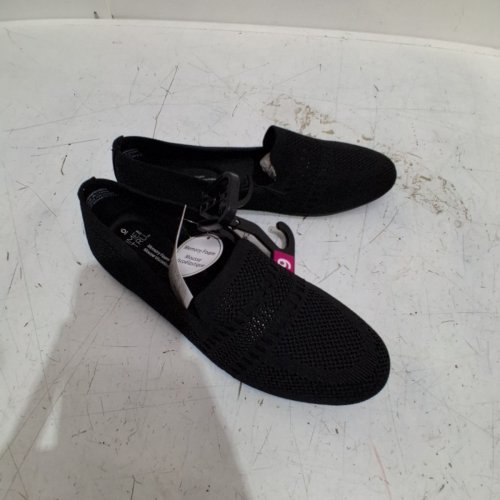 WOMEN'S TIME & TRU FLATS - SIZE 6 - BLACK/LACE image 2