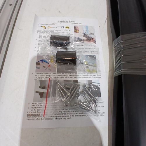 DUZZY WEATHERPROOF UNIVERSAL GARAGE DOOR SEALS KIT WITH BRUSH - 10FT (MODEL: GDS-0004-T2) image 3