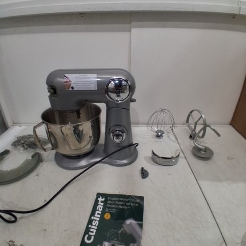 CUISINART PRECISION MASTER TILT-HEAD STAND MIXER - 5.5QT - GREY (MODEL: SM-50C) image 3