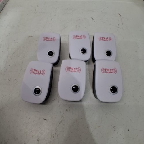 6PK ULTRASONIC PLUG IN PEST REPELLER - WHITE image 2