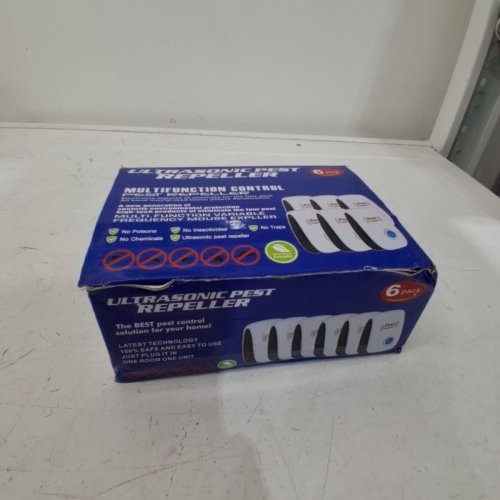 6PK ULTRASONIC PLUG IN PEST REPELLER - WHITE image 3