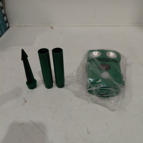 3FREE ANIMAL REPELLER ULTRASONIC SOLAR POWER BIRD DOG CAT SKUNK DEER RACCOON REPELLENT - 19" - GREEN image 2
