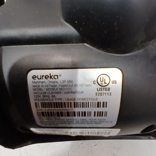 EUREKA AIRSPEED ULTRA-LIGHTWEIGHT COMPACT BAGLESS UPRIGHT VACUUM CLEANER - BLUE/BLACK (MODEL: NEU101C) image 7