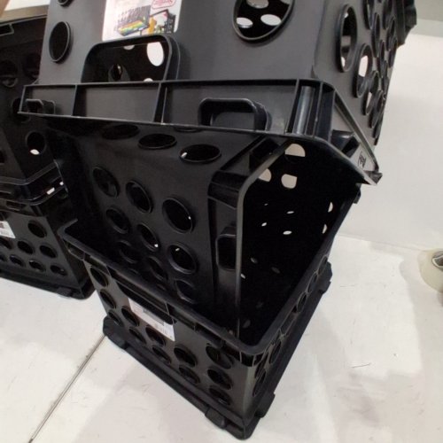 6PK STERILITE FILE CRATE - 17.2" X 14.2" X 10.6" - BLACK - (MODEL: 1693) image 3
