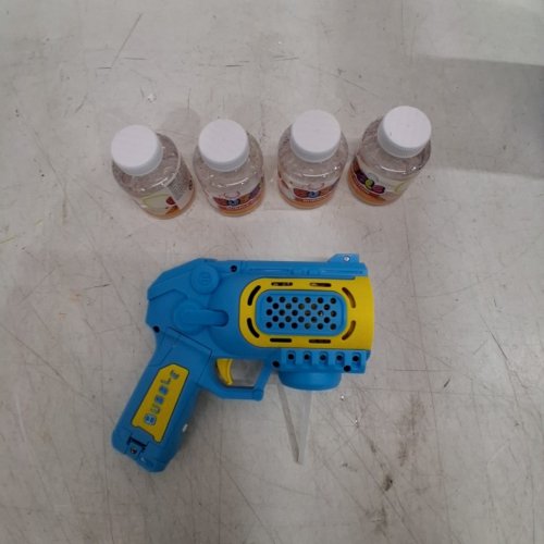 2PC EAGLESTONE BUBBLE GUNS WITH BUBBLE SOLUTION BOTTLES - BLUE/PINK (MODEL: AL-2034) image 3