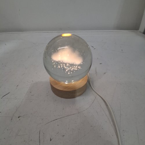 MERKURY INNOVATIONS 3D FLOATING CLOUD CRYSTAL ORB LIGHT - 3" - GLASS image 2