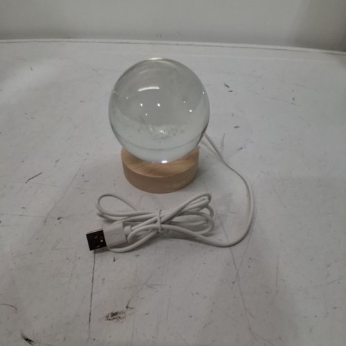 MERKURY INNOVATIONS 3D FLOATING CLOUD CRYSTAL ORB LIGHT - 3" - GLASS image 3