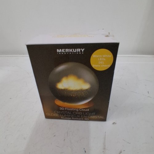 MERKURY INNOVATIONS 3D FLOATING CLOUD CRYSTAL ORB LIGHT - 3" - GLASS image 4