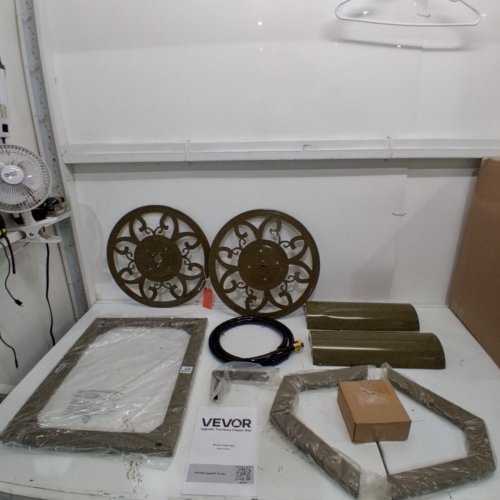 WALL MOUNTED GARDEN HOSE REEL - HOLDS 200 FEET OF 5/8-INCH HOSE - BRONZE FINISH (MODEL: HR-037) image 2