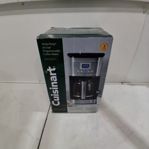CUISINART PERFECTEMP PROGRAMMABLE SELF-CLEAN COFFEEMAKER - 14-CUP - BLACK/STAINLESS STEEL (MODEL: DCC-3200NASC) image 9