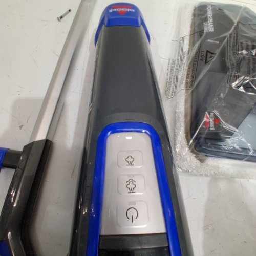 BISSELL POWERSTEAMER DELUXE STEAM MOP WITH DETACHABLE SPOTBOOST BRUSH WITH PADS & SCENT DISCS - BLUE/GREY (MODEL: 1806D) image 7